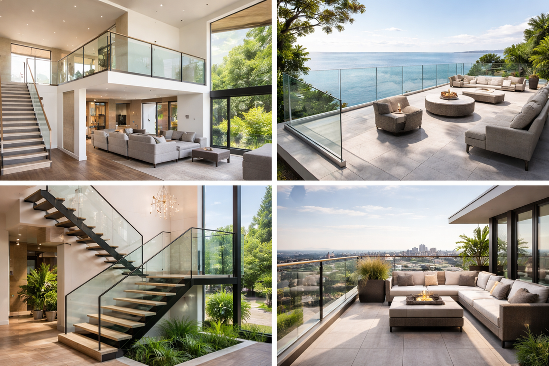 Innovative Design Ideas for Incorporating Glass Railings in Your Space