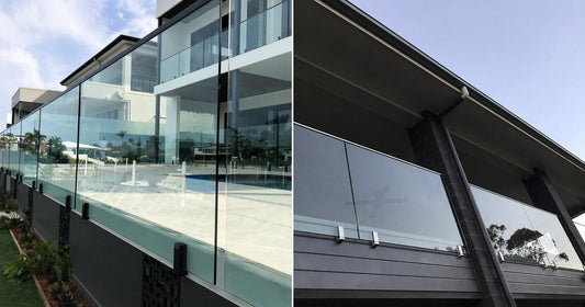 coastal glass railing