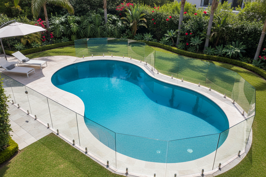How to Install a Glass Pool Fence Around an Irregular Shape