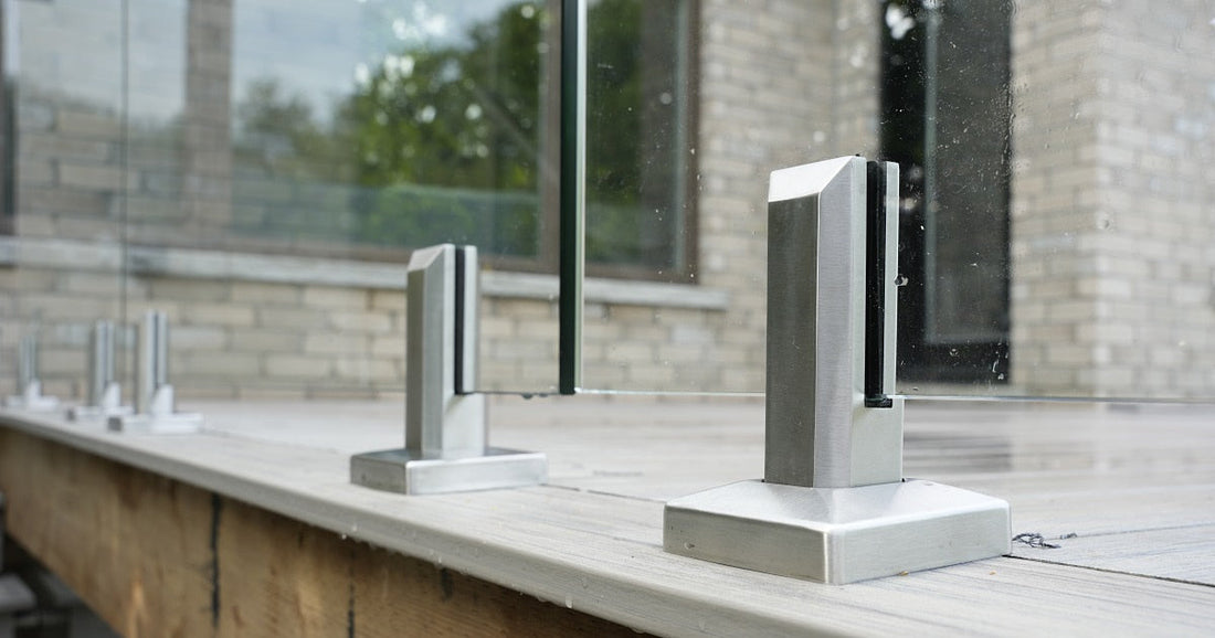 clear deck railing