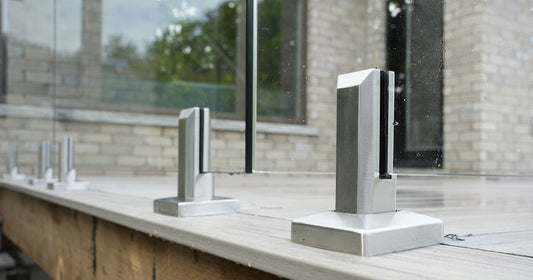 clear deck railing