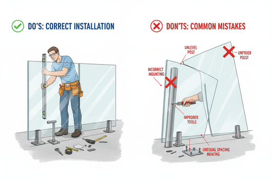 Common Installation Mistakes with Glass Railings and How to Avoid Them