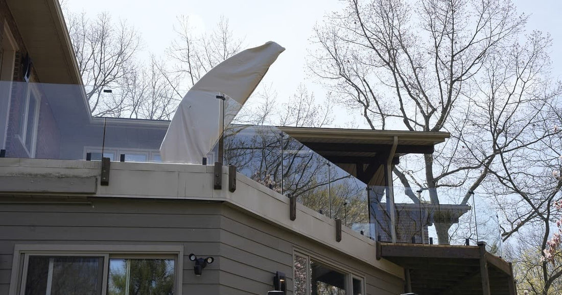 exterior glass railings