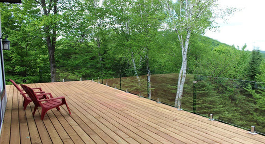  glass railing system outdoor