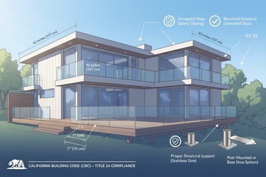 Glass Railing Building Code Requirements in California