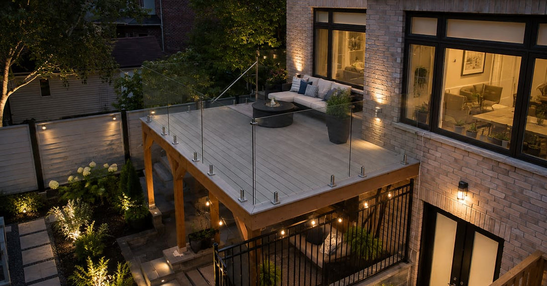 glass deck rail