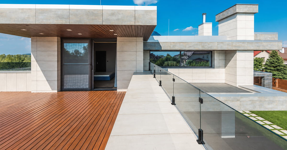 glass deck rails