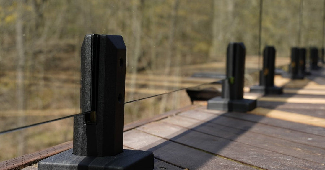 glass panel railings for decks