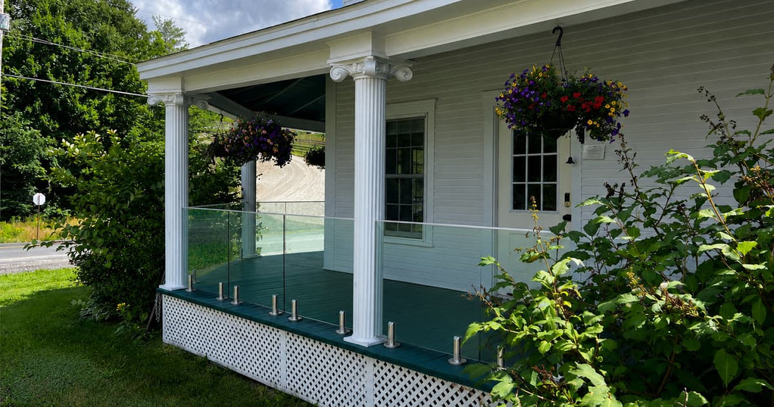 glass porch railing