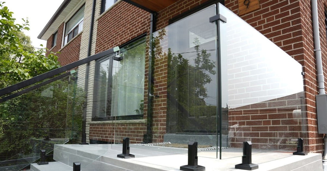glass porch railings