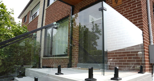 glass porch railings