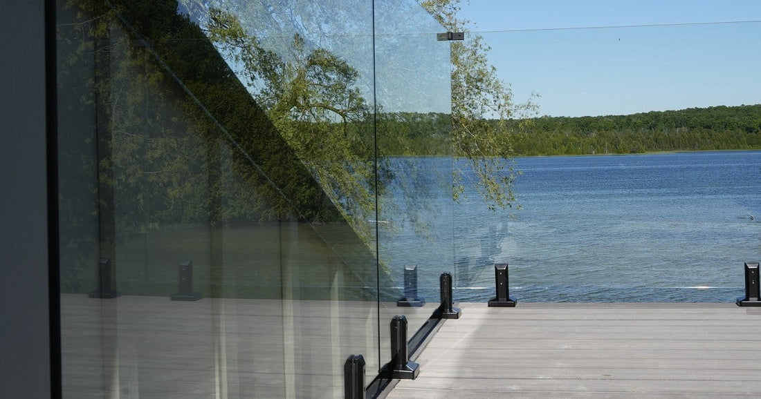 glass railing for deck