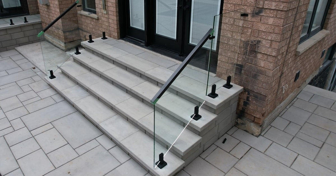 glass railing for stairs