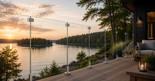 glass railing installation