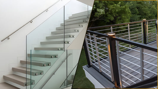 Glass Railing vs Aluminum Railing
