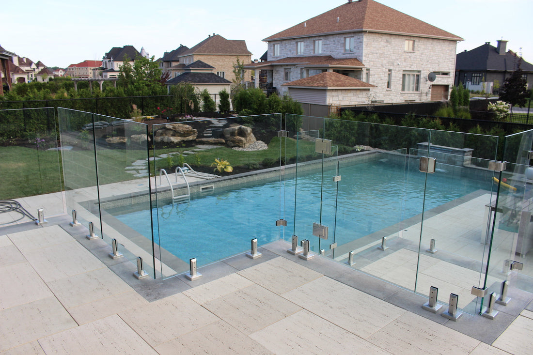 Modern Style Meets Privacy with Tinted and Frosted Glass Railings