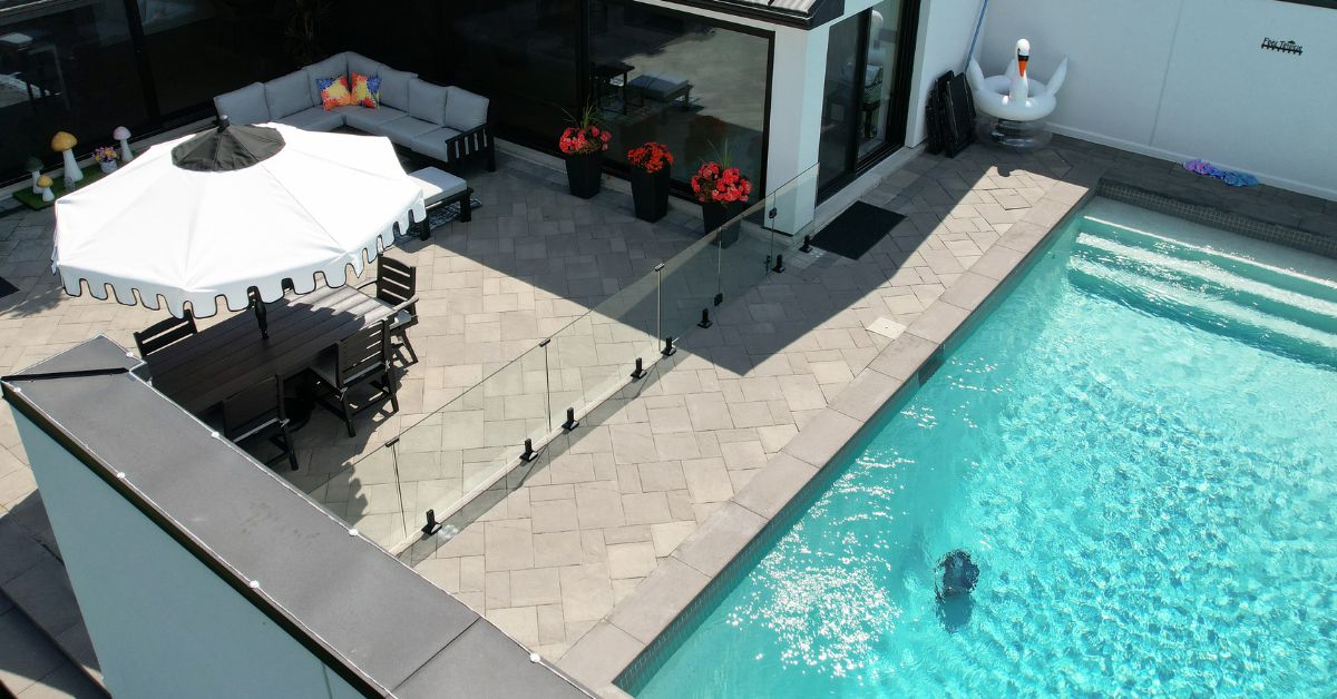 
                      Semi-Frameless Glass Railings
                    