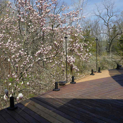 39.6" High Tempered Glass Panels 12mm (total railing height is 42")