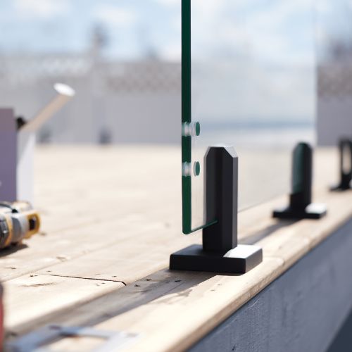 Gate Glass Panels (Holed for the Hinges, Latch and Floor Lock) – The ...