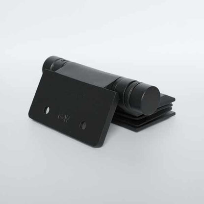 black double-action spring hinge